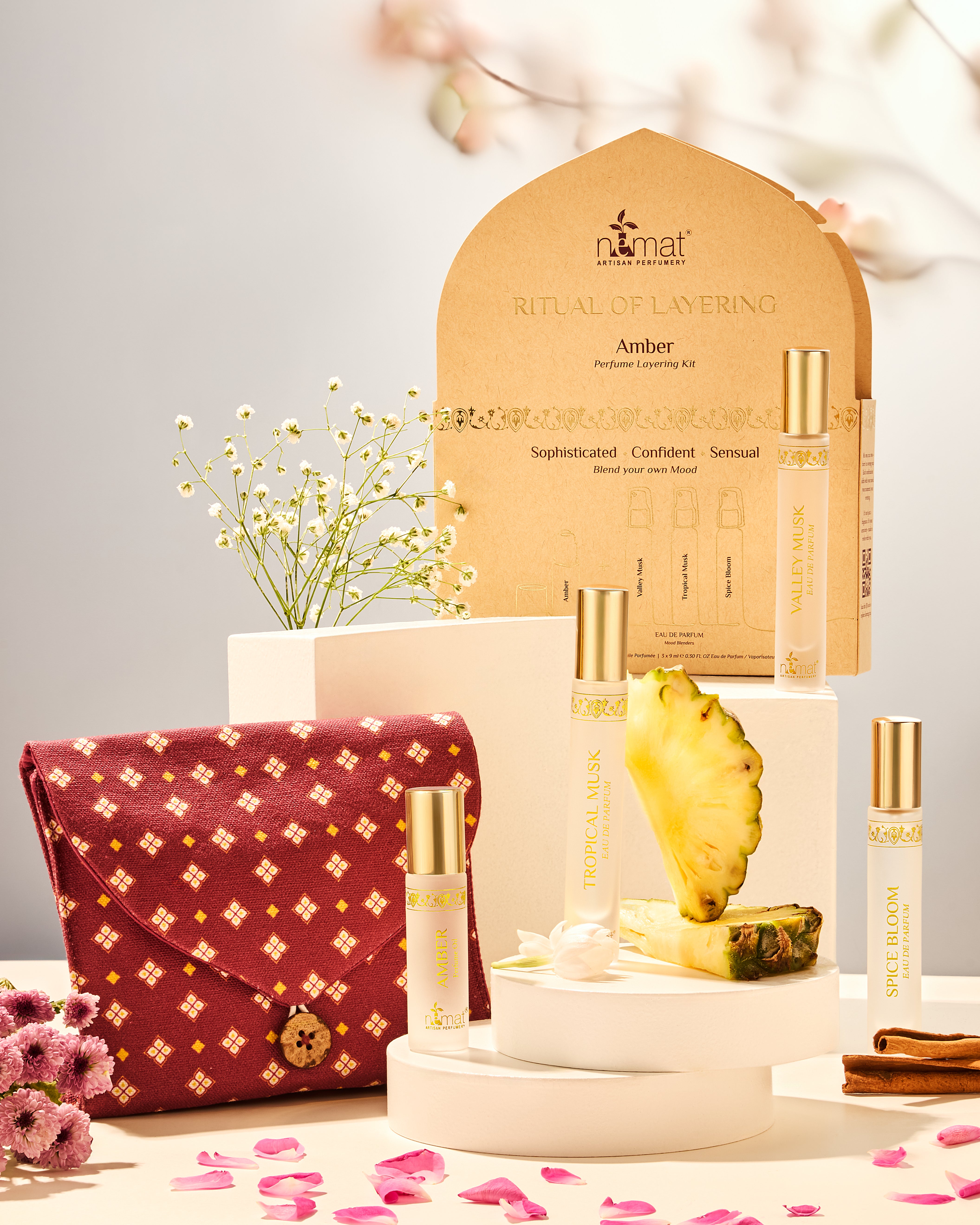 The Amber Perfume Layering Kit